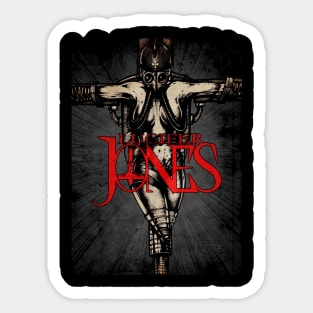 Lucifer Jones - Apocalyptic Crucifixion Sticker